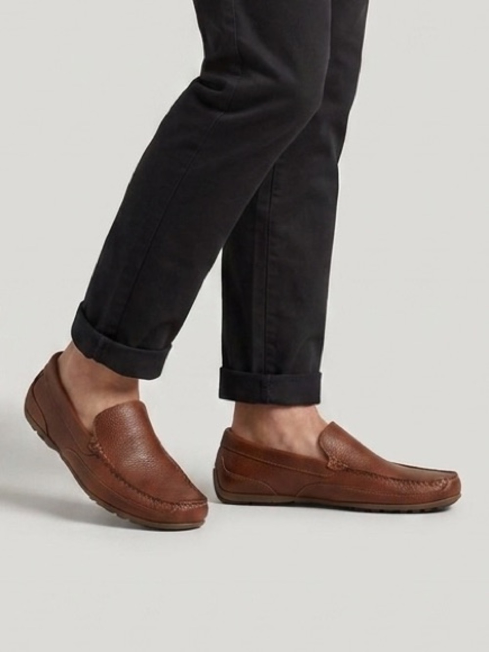 Bass Hank Brown Leather Loafers